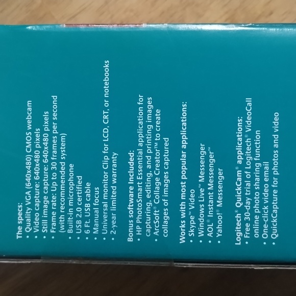 NIB vintage Logitech webcam - Picture 8 of 10